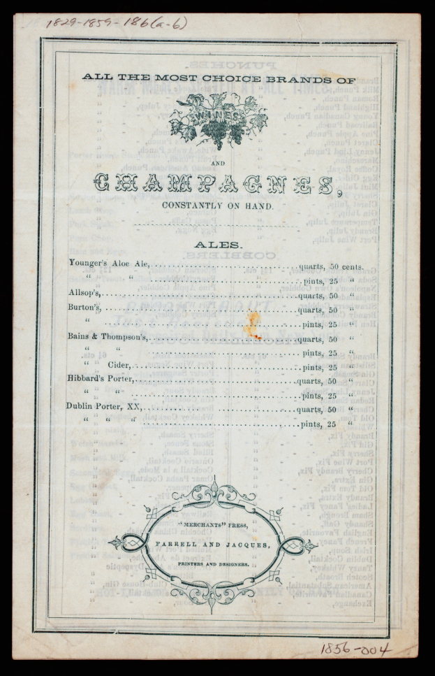 Ein schwarzer Hintergrund mit einem Blatt in der Mitte, auf dem der Text "alle die meisten Marken von Champagner" und ein Design steht.